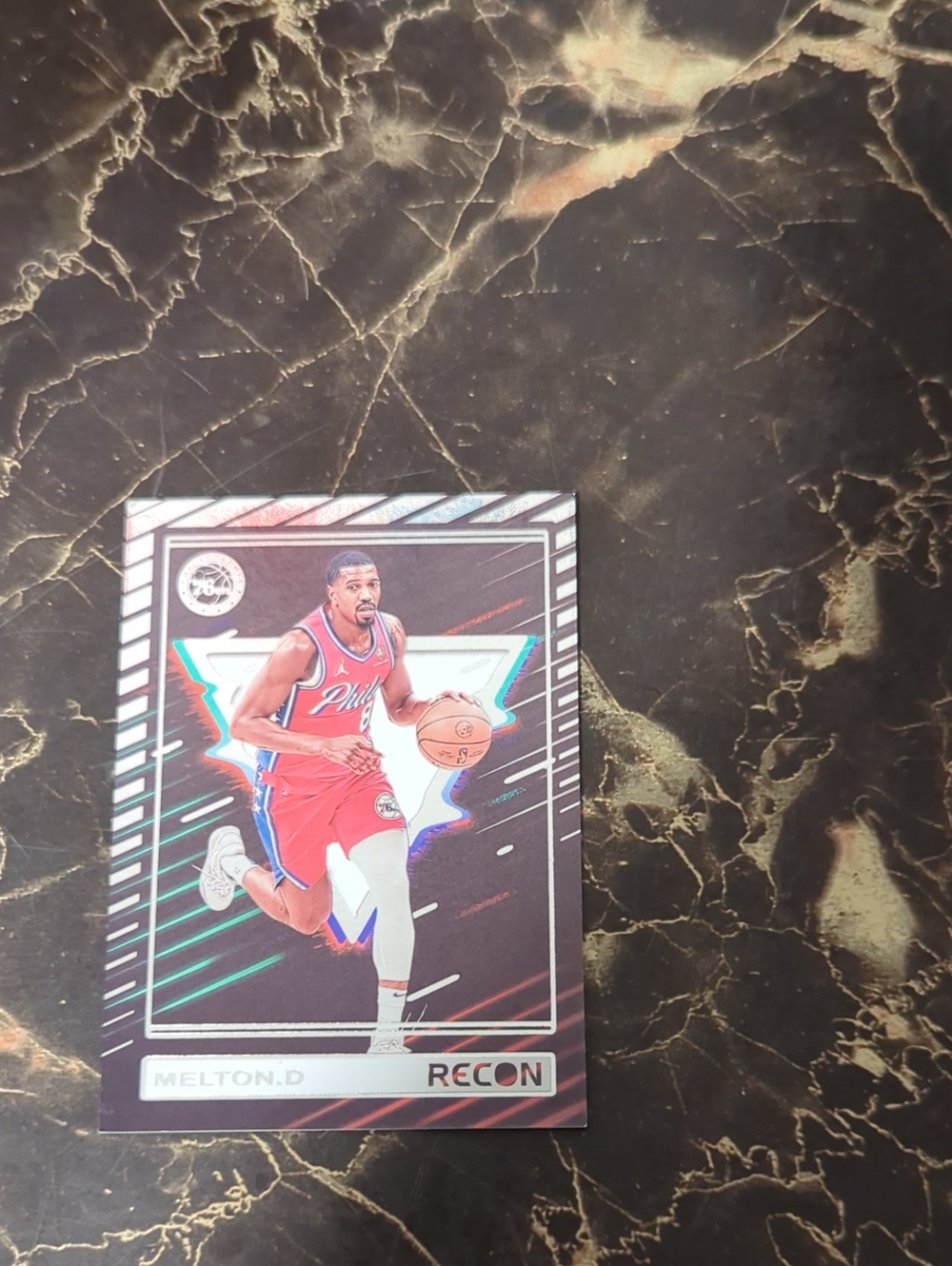 Trading Card - Melton D Recon Basketball Card (Red) HOLO